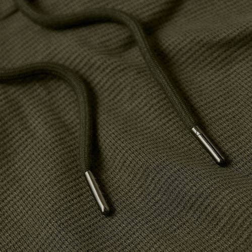 Hoodie | Waffle | Military Green