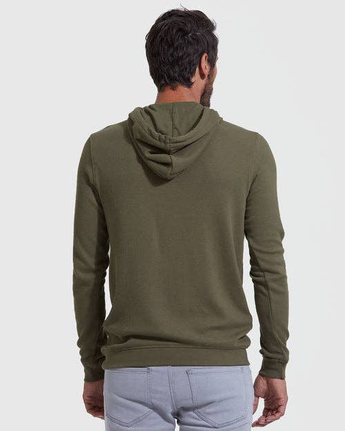 Hoodie | Waffle | Military Green