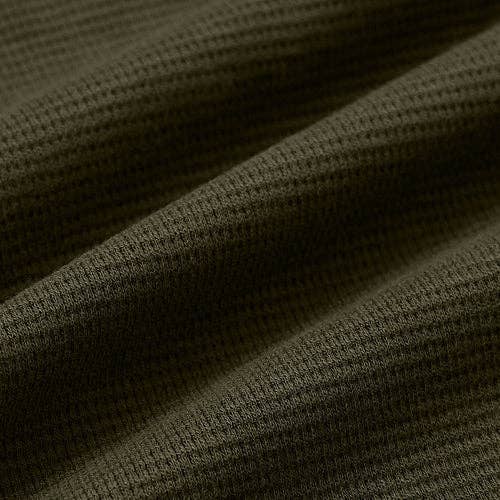 Hoodie | Waffle | Military Green