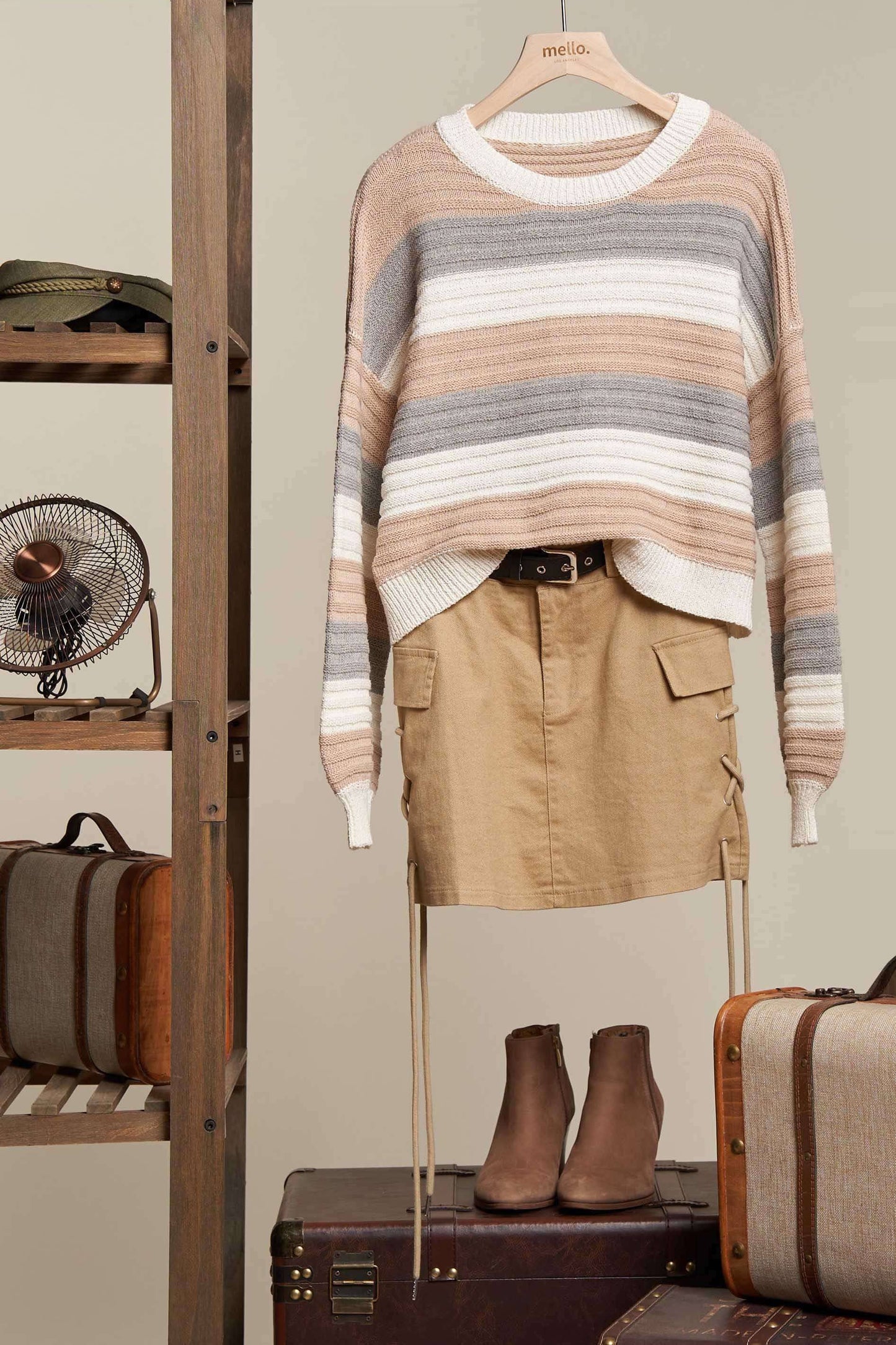 Multi Color Stripe Sweater