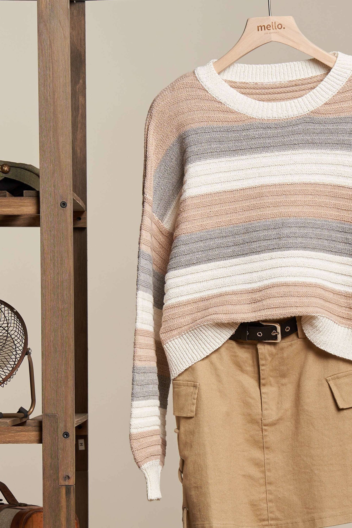 Multi Color Stripe Sweater